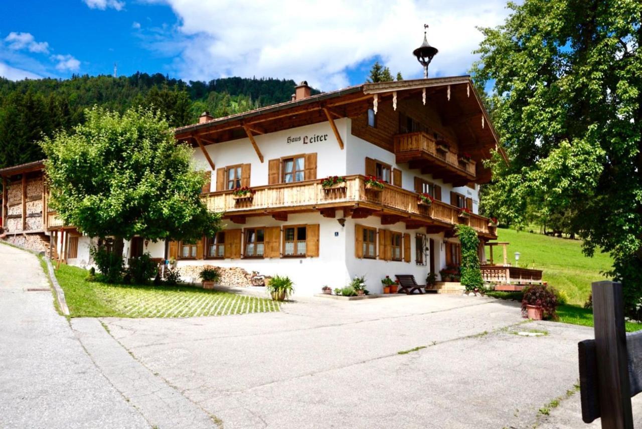Hotel Haus Leiter Reit im Winkl Exterior foto